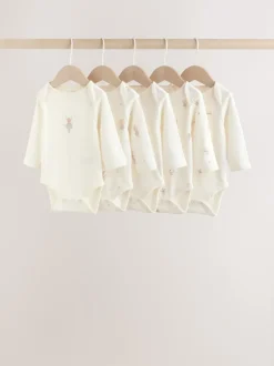 Next Souris écru à fées - Lot de 5 bodies à manches longues pour bébé Hot