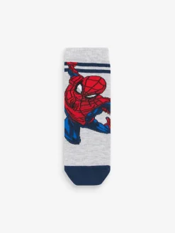 Next - Lot 5 paires de chaussettes Character riches en coton Spiderman New