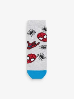Next - Lot 5 paires de chaussettes Character riches en coton Spiderman New