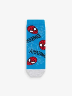 Next - Lot 5 paires de chaussettes Character riches en coton Spiderman New
