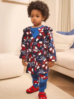 Next Spiderman bleu marine - Robe sous licence en polaire (12mois-10ans) Outlet