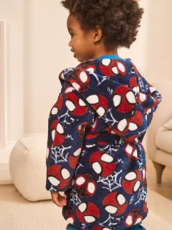 Next Spiderman bleu marine - Robe sous licence en polaire (12mois-10ans) Outlet