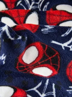 Next Spiderman bleu marine/rouge - Tout-en-un sous licence en polaire (9mois à10ans) Outlet