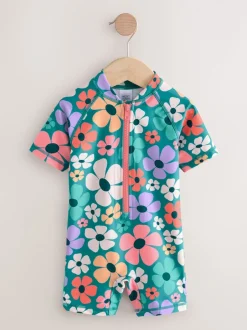 Next - Maillot de bain Sunsafe (3mths-10yrs) Stampy Floral