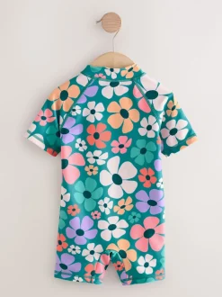 Next - Maillot de bain Sunsafe (3mths-10yrs) Stampy Floral