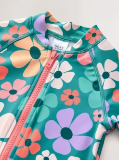 Next - Maillot de bain Sunsafe (3mths-10yrs) Stampy Floral
