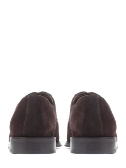 Jones Bootmaker Suede Brune - Ajustement régulier - Chaussures habillées en cuir à lacets pour homme Online