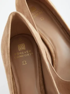 Next - Chaussures de milieu de terrain en cuir Suede de chameau Outlet