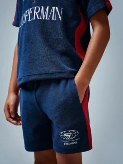 Warner Bros Superman | Short Reiss en tissu éponge Discount