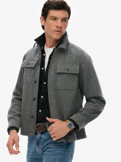 Superdry Surchemise à chevrons Merchant Online