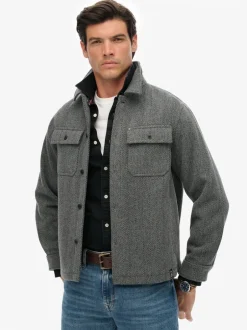 Superdry Surchemise à chevrons Merchant Online