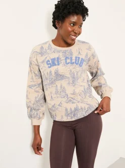 Fat Face Sweat-shirt col rond FatFace Ski Club New