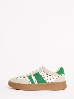 Friends Like These - Baskets de sport à lacets rétro à semelle en gomme Tache blanche