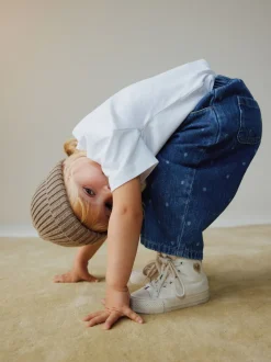 Next Tache bleue - Jean barrel Pullon (3mois à7ans) Sale