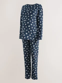 Next Tache de marine - Maternité Manches longues Pyjama Best