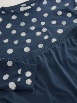 Next Tache de marine - Maternité Manches longues Pyjama Best