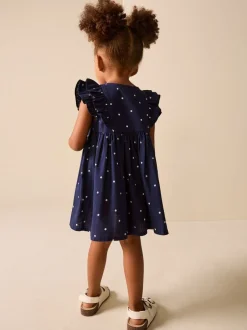 Next Tache de marine - Robe à manches à double volant (3mois8ans) Discount