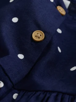 Next Tache de marine - Robe à manches à double volant (3mois8ans) Discount