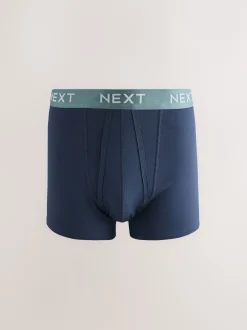 Next - Boxer en coton riche 10 Lot Taille bleu marine métallisée Outlet