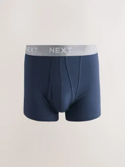 Next - Boxer en coton riche 10 Lot Taille bleu marine métallisée Outlet