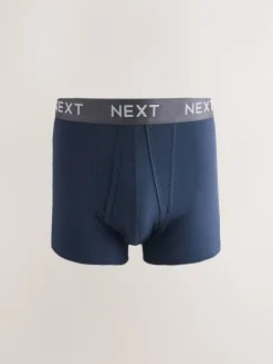 Next - Boxer en coton riche 10 Lot Taille bleu marine métallisée Outlet