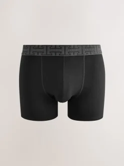 Next - Trunks Boxer 5 Pack Taille noire à motif métallisé mixte Hot