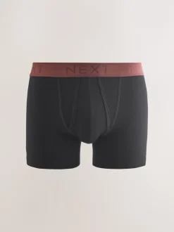 Next - Coupe standard - Caleçon A-Front 10 Pack Tailles noires/marron Hot