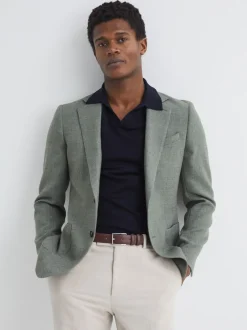 Reiss Tan - Ceinture Dante en cuir lisse Discount