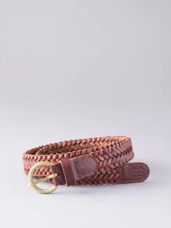 Lakeland Leather Tan - Waverton Woven Ceintures Outlet