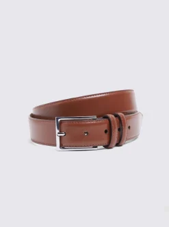 MOSS Tan - Cuir classique Belt Discount
