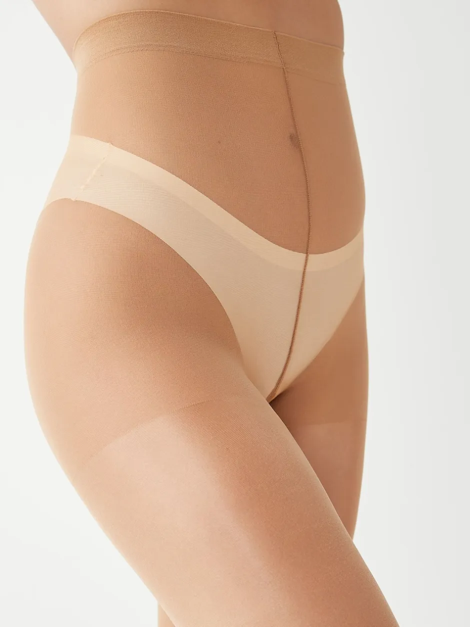 Next - Collant brillant transparent 20 denier 3 Paquet Tan d'or Hot