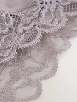 Next Taupe (Taupe) - Culotte haute Ultimate Comfort à dos en dentelle Clearance