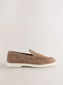 Next Taupe (Taupe) - Mocassins en daim Best