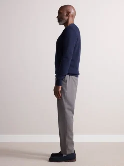 Next Taupe (Taupe) - Pantalons Habillé texturés à taille élastiquée en laine Sale