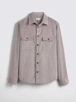 MOSS Taupe (Taupe) - Surchemise en velours côtelé Discount