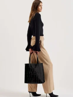 Ted Baker Croccon Crocs Effect Large Icon Bag Best