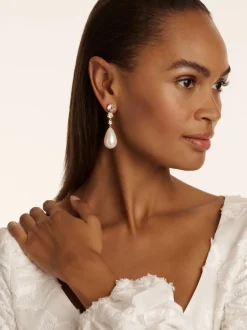 Ted Baker Pearsti : Pendants d'oreilles avec perles de cristal Clearance