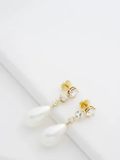 Ted Baker Pearsti : Pendants d'oreilles avec perles de cristal Clearance