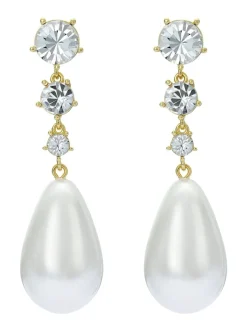 Ted Baker Pearsti : Pendants d'oreilles avec perles de cristal Clearance