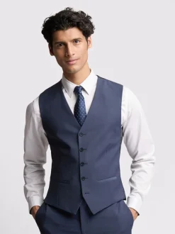 Ted Baker Tailoring Bleu Premium Panama Gilet Sale