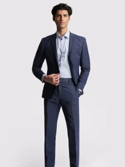 Ted Baker Tailoring Premium Panama Bleu Slim Costume Veste Sale