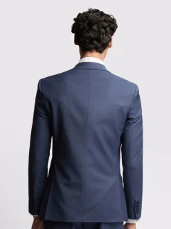 Ted Baker Tailoring Premium Panama Bleu Slim Costume Veste Sale