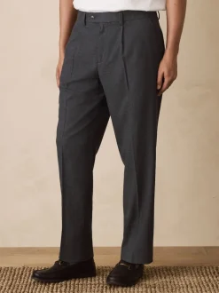 Next Texture grise - Ajustement droit - Pantalons texturés élégants Online