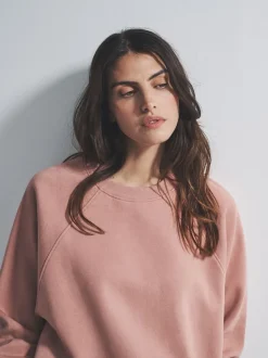 The Set Ensemble surdimensionné avec Sweat-shirt raglan et Joggings Coupe ballon Clearance