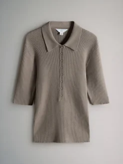 The Set lot de 3 Hauts côtelés en maille Best