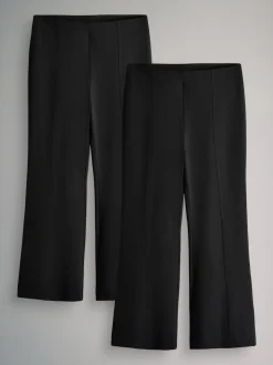 The Set lot de 2 pantalons larges en ponte Sale