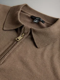 The Set lot de 3 Pulls à encolure zippée New