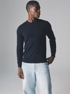 The Set lot de 4 pulls col rond en maille à manches longues Online