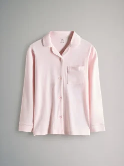 The Set lot de 2 pyjamas en jersey de viscose à manches longues New