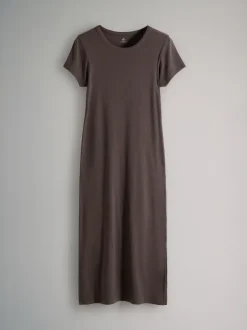 The Set lot de 3 robes mi-longues côtelées à manches courtes Discount